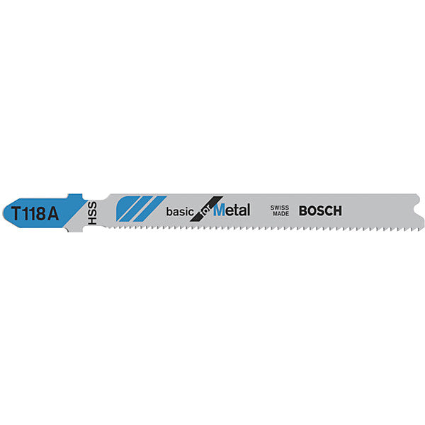 Bosch Elektrowerkzeuge Stichsägeblatt T 118 A Basic for Metal 2608631013